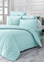 Постільний комплект 200х220 см Stripe Sateen Line м'ятний Постільний комплект 200х220 см Stripe Sateen Line м'ятний