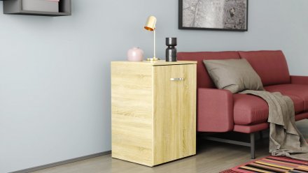 Стіл-тумба трансформер Смарт 1/2 Ferrum-decor 750x1450x600 ДСП Дуб Сонома 16 мм (FRD-105077)