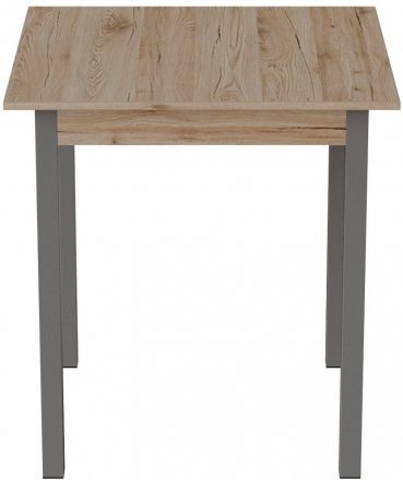 Стіл кухонний Ferrum-decor Дієго 75x80x80 Сірий ДСП Сан-Марино 16мм (FRD-105654)