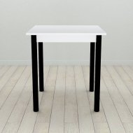 Стіл кухонний Ferrum-decor Агата 75x70x70 Чорний ДСП Біле 16мм (FRD-106245) Стіл кухонний Ferrum-decor Агата 75x70x70 Чорний ДСП Біле 16мм (FRD-106245)