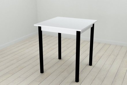 Стіл кухонний Ferrum-decor Агата 75x70x70 Чорний ДСП Біле 16мм (FRD-106245) Стіл кухонний Ferrum-decor Агата 75x70x70 Чорний ДСП Біле 16мм (FRD-106245)