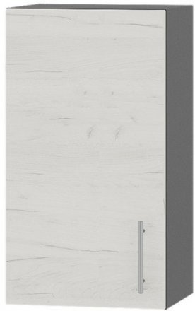 Кухонний модуль Оптіма Верх В01-400 Антрацит/Дуб Крафт Білий 400х296х720 мм (DTM-071426)