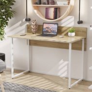 Письмовий стіл Ferrum-decor Скай 75x100x70 білий ДСП Дуб Сонома 16мм (FRD-101092) Письмовий стіл Ferrum-decor Скай 75x100x70 білий ДСП Дуб Сонома 16мм (FRD-101092)