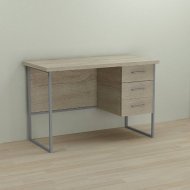 Письмовий стіл Ferrum-decor Гаррі 76x140x60 сірий ДСП Дуб Сонома 32мм (FRD-101467)