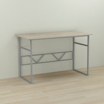 Письмовий стіл Ferrum-decor Райан 75x100x60 сірий ДСП Дуб Сонома 16мм (FRD-101592)