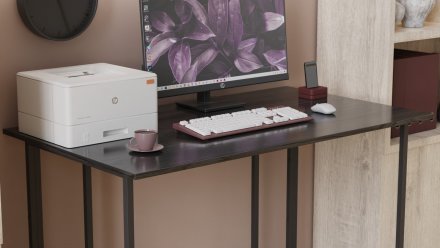 Комп'ютерний стіл Ferrum-decor Ханна 75x140x60 чорний ДСП Сосна Кембра 16мм (FRD-103495) Комп'ютерний стіл Ferrum-decor Ханна 75x140x60 чорний ДСП Сосна Кембра 16мм (FRD-103495)