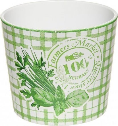 Кашпо для квітів Herbs керамічне 14 Farmers 60456 Кашпо для квітів Herbs керамічне 14 Farmers 60456