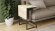 Стіл журнальний приставний Террі Комбо Ferrum-decor 345x662x440 Чорний метал ДСП Сан-Марино 16 мм (FRD-105137)