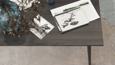 Стіл журнальний Монтана Ferrum-decor 45x100x50 Чорний метал ДСП (FRD-106751)