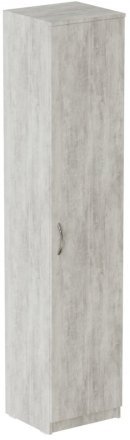 Пенал Анжело Ferrum-decor на 5 полиць із дверима 1900x400x380 ДСП Бетон 16 мм (FRD-104910) Пенал Анжело Ferrum-decor на 5 полиць із дверима 1900x400x380 ДСП Бетон 16 мм (FRD-104910)