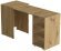 Стіл-тумба трансформер Смарт 1/2 Ferrum-decor 750x1450x600 ДСП Дуб Артизан 16 мм (FRD-105079)