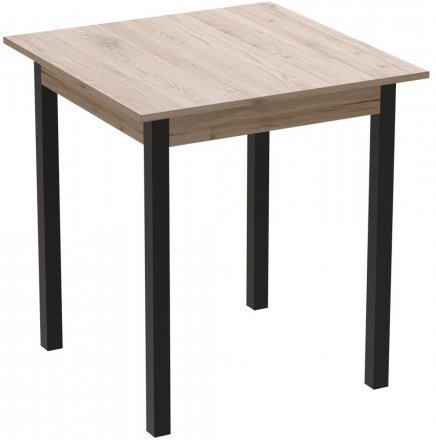 Стіл кухонний Ferrum-decor Дієго 75x80x80 Чорний ДСП Сан-Марино 16мм (FRD-105655) Стіл кухонний Ferrum-decor Дієго 75x80x80 Чорний ДСП Сан-Марино 16мм (FRD-105655)