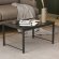 Стіл журнальний приставний Террі Комбо Ferrum-decor 345x662x440 Чорний метал ДСП Сосна Кембра 16 мм (FRD-105138)