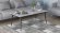 Стіл трансформер журнальний Dandi Small Ferrum-decor 45x120 160)x60 Чорний метал ДСП Бетон 16 мм (FRD-106785)