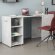 Стіл-тумба трансформер Смарт 1/2 Ferrum-decor 750x1450x600 ДСП Бетон 16 мм (FRD-105080)