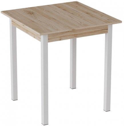 Стіл кухонний Ferrum-decor Дієго 75x90x90 Білий ДСП Сан-Марино 16мм (FRD-105656) Стіл кухонний Ferrum-decor Дієго 75x90x90 Білий ДСП Сан-Марино 16мм (FRD-105656)