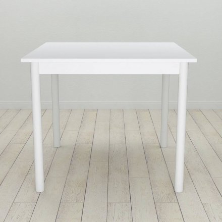 Стіл кухонний Ferrum-decor Агата 75x80x80 Білий ДСП Біле 16мм (FRD-106248) Стіл кухонний Ferrum-decor Агата 75x80x80 Білий ДСП Біле 16мм (FRD-106248)