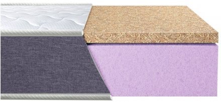 Матрац безпружинний Twin Cocos 180х220х17 см Матрац безпружинний Twin Cocos 180х220х17 см