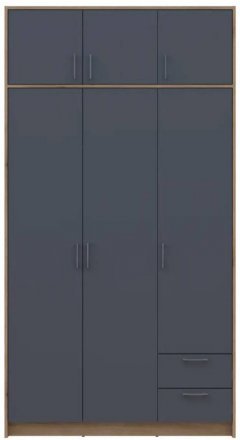 Антресоль Doros Ронді Дуб Артизан/Графіт 3 ДСП 121х52х41 DRS-011605 (80737822) Антресоль Doros Ронді Дуб Артизан/Графіт 3 ДСП 121х52х41 DRS-011605 (80737822)
