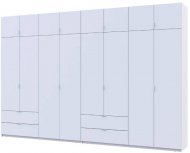 Шафа для одягу Doros Лукас Біла 4+4 ДСП 360х50х240 DRS-011692 (42005142)