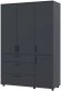 Шафа для одягу Doros Торн Антрацит 3 ДСП/3Ш (штанга) 135х51.6х200 (DRS-012085)