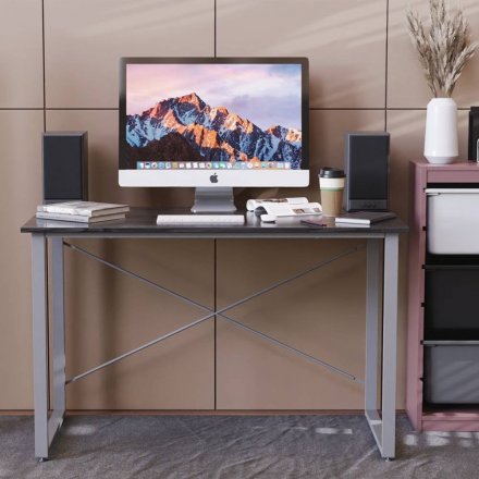 Комп'ютерний стіл Ferrum-decor Дейв 75x100x70 сірий ДСП Сосна Кембра 16мм (FRD-102392) Комп'ютерний стіл Ferrum-decor Дейв 75x100x70 сірий ДСП Сосна Кембра 16мм (FRD-102392)