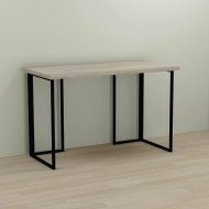 Письмовий стіл Ferrum-decor Ханна 76x140x60 чорний ДСП Дуб Сонома 32мм (FRD-103497)