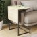 Стіл журнальний приставний Террі Комбо Ferrum-decor 345x662x440 Чорний метал ДСП Дуб Сонома 16 мм (FRD-105139)