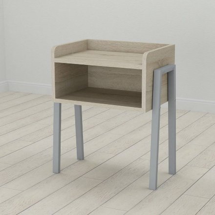Тумба модульна Ferrum-decor Джузі 540x450x320 метал Сірий ДСП Сонома 16 мм (FRD-102985) Тумба модульна Ferrum-decor Джузі 540x450x320 метал Сірий ДСП Сонома 16 мм (FRD-102985)