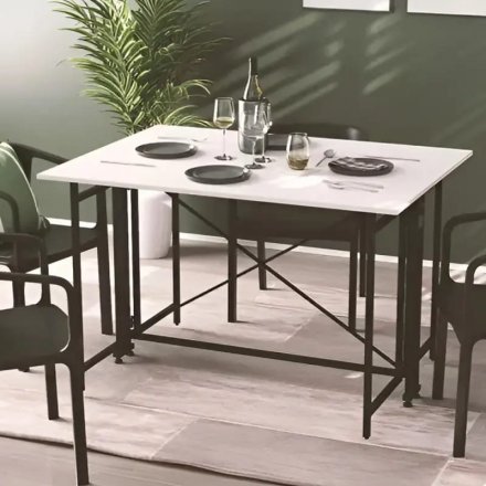 Стіл-книга трансформер Оріон 3 Ferrum-decor 750x1150x880 Чорний метал ДСП Біле 16 мм (FRD-105081) Стіл-книга трансформер Оріон 3 Ferrum-decor 750x1150x880 Чорний метал ДСП Біле 16 мм (FRD-105081)