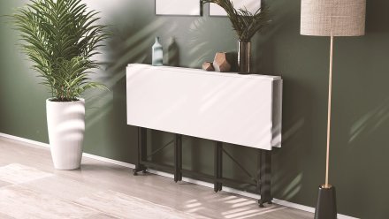 Стіл-книга трансформер Оріон 3 Ferrum-decor 750x1150x880 Чорний метал ДСП Біле 16 мм (FRD-105081) Стіл-книга трансформер Оріон 3 Ferrum-decor 750x1150x880 Чорний метал ДСП Біле 16 мм (FRD-105081)