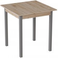 Стіл кухонний Ferrum-decor Дієго 75x90x90 Сірий ДСП Сан-Марино 16мм (FRD-105657) Стіл кухонний Ferrum-decor Дієго 75x90x90 Сірий ДСП Сан-Марино 16мм (FRD-105657)