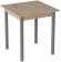 Стіл кухонний Ferrum-decor Дієго 75x90x90 Сірий ДСП Сан-Марино 16мм (FRD-105657)