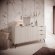 Комод Perfect Home Ланте / Lante 2-дверний з 3 шухлядами і чорними ніжками 2D3S/163 Беж (PFH-091177)
