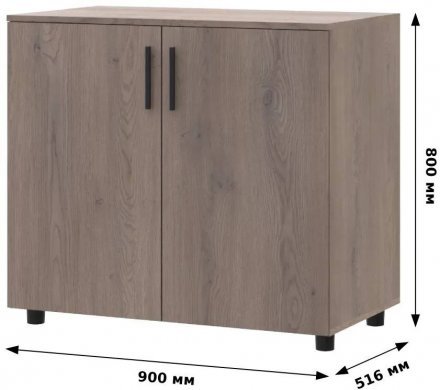 Комод Doros Торн Антрацит 2 ДСП 90х51.6х80 (DRS-012086) Комод Doros Торн Антрацит 2 ДСП 90х51.6х80 (DRS-012086)