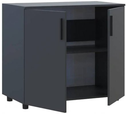 Комод Doros Торн Антрацит 2 ДСП 90х51.6х80 (DRS-012086) Комод Doros Торн Антрацит 2 ДСП 90х51.6х80 (DRS-012086)