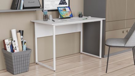 Письмовий стіл Ferrum-decor Коді 75x120x70 білий ДСП Біле 16мм (FRD-101221) Письмовий стіл Ferrum-decor Коді 75x120x70 білий ДСП Біле 16мм (FRD-101221)