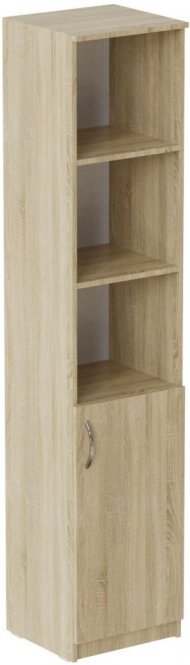 Пенал Анжело Ferrum-decor на 4 полиці з 1 дверима 1900x400x380 ДСП Дуб Сонома 16 мм (FRD-104914)