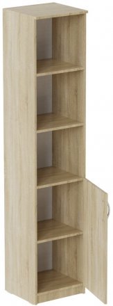 Пенал Анжело Ferrum-decor на 4 полиці з 1 дверима 1900x400x380 ДСП Дуб Сонома 16 мм (FRD-104914) Пенал Анжело Ferrum-decor на 4 полиці з 1 дверима 1900x400x380 ДСП Дуб Сонома 16 мм (FRD-104914)