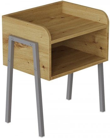 Тумба модульна Ferrum-decor Джузі 540x450x320 метал Сірий ДСП Дуб Дуб Артизан 16 мм (FRD-102987) Тумба модульна Ferrum-decor Джузі 540x450x320 метал Сірий ДСП Дуб Дуб Артизан 16 мм (FRD-102987)