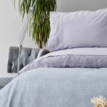 Постільна білизна Private Cynthia gri сірий піке 220х230 євро svt-2000022285445 Постільна білизна Private Cynthia gri сірий піке 220х230 євро svt-2000022285445