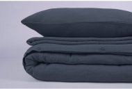 Постільна білизна вафельна Waffle 200х220 см indigo індиго