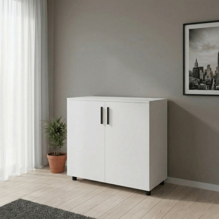 Комод Doros Торн Білий 2 ДСП 90х51.6х80 (DRS-012087) Комод Doros Торн Білий 2 ДСП 90х51.6х80 (DRS-012087)