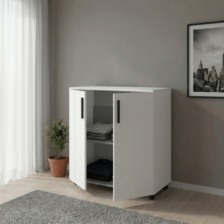 Комод Doros Торн Білий 2 ДСП 90х51.6х80 (DRS-012087) Комод Doros Торн Білий 2 ДСП 90х51.6х80 (DRS-012087)