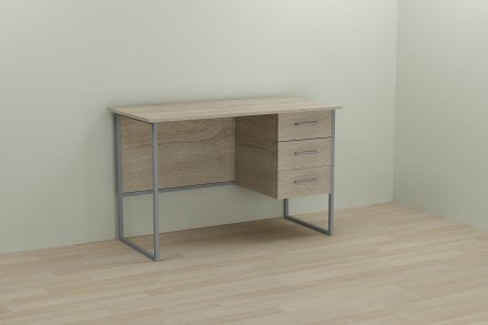 Письмовий стіл Ferrum-decor Гаррі 75x120x70 сірий ДСП Дуб Сонома 16мм (FRD-101472) Письмовий стіл Ferrum-decor Гаррі 75x120x70 сірий ДСП Дуб Сонома 16мм (FRD-101472)