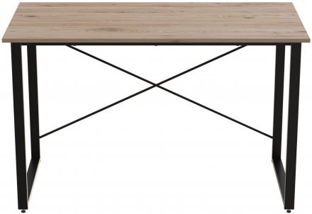 Комп'ютерний стіл Ferrum-decor Дейв 75x140x60 чорний ДСП Дуб Сан-Марино 32мм (FRD-101991)