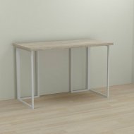 Письмовий стіл Ferrum-decor Ханна 76x120x60 білий ДСП Дуб Сонома 32мм (FRD-104006)
