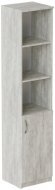 Пенал Анжело Ferrum-decor на 4 полиці з 1 дверима 1900x400x380 ДСП Бетон 16 мм (FRD-104916)
