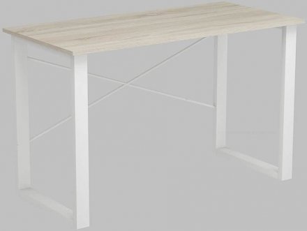 Письмовий стіл Ferrum-decor Драйв 750x1000x700 Білий метал ДСП Дуб Сонома 16 мм (FRD-103167) Письмовий стіл Ferrum-decor Драйв 750x1000x700 Білий метал ДСП Дуб Сонома 16 мм (FRD-103167)
