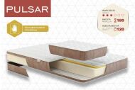 Матрац безпружинний Pulsar 90х195х18 см Матрац безпружинний Pulsar 90х195х18 см